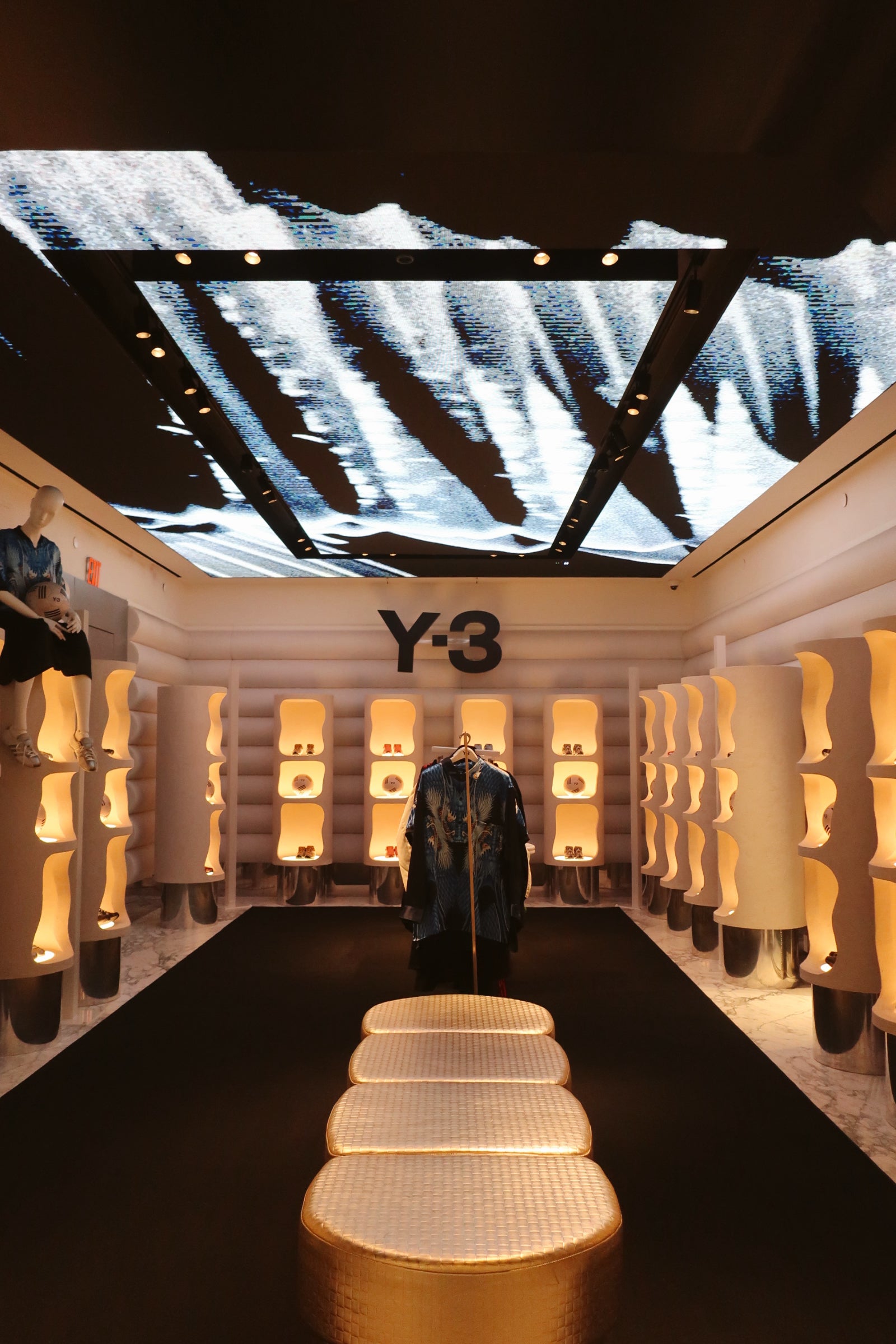 Y-3 Adidas Pop-Up at Printemps New York