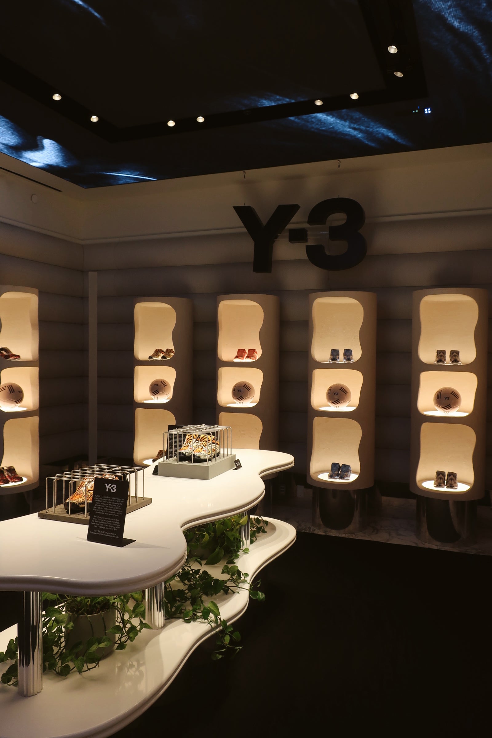 Y-3 Adidas Pop-Up at Printemps New York